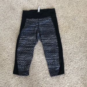 black and white leggings